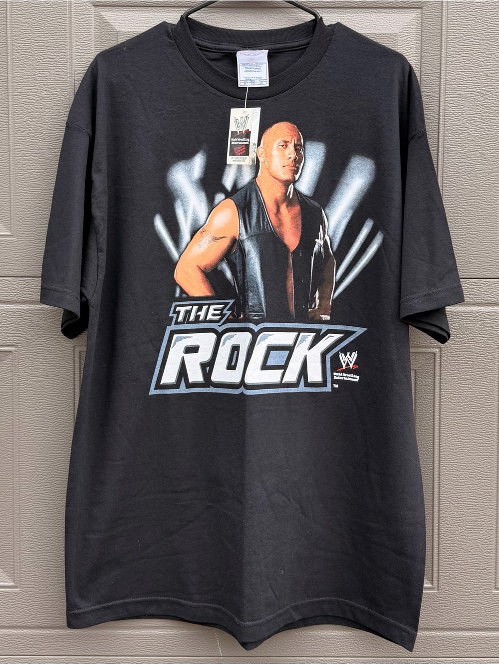 Vintage Y2K 2000s 2003 WWE Dwayne The Rock Johnson Men’s Graphic T-Shirt Size XL